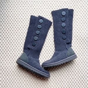 UGG Classic Cardy Button Detailed Knit Boots